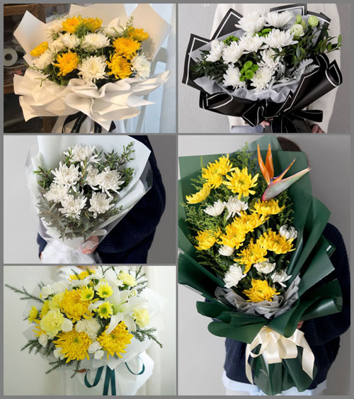 浙江省台州玉环县清港镇徐都村白事花束代送